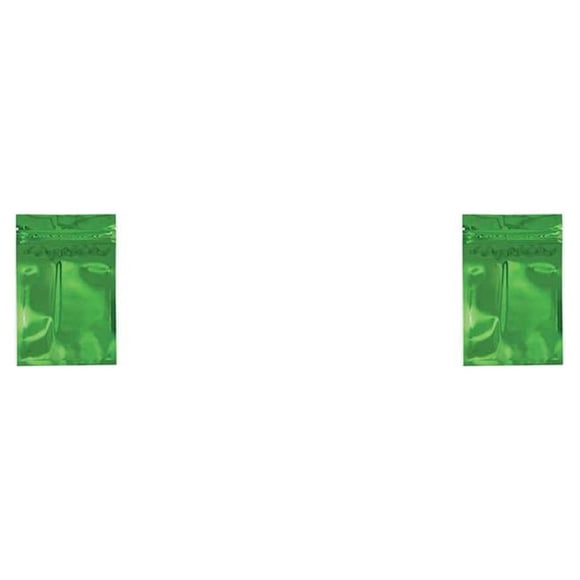 Wosthever Bolsa de papel de aluminio de 100 piezas, contenedores de muestra para el hogar, sellado de bolsas Ziplock Type11 NO11