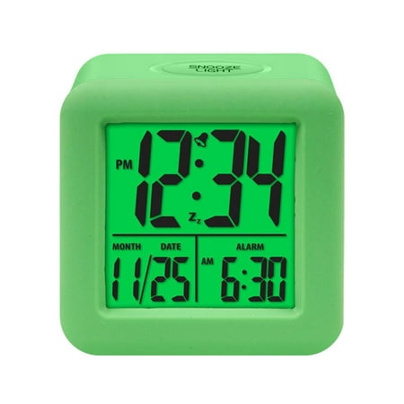 BallsFHK Equity By La Crosse Soft-Cube LCD Alarm Clock With Smart Light