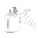 thumbnail image 5 of Moyic 52 piezas espejo pared pegatina DIY decoración superficie lisa efecto reflectante chica soplando estrellas paredes calcomanía cocina hogar Decoración del hogar Moyic HA011926-00, 5 of 6