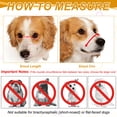 thumbnail image 4 of Uxcell Dog Muzzle, Soft Mesh Muzzle Adjustable Anti Biting Chewing Breathable Drink Mouth Guard Cover (2Pcs, Black, Pink, M), for Small Medium Puppies/Grooming/Walking/Vet Visiting, 4 of 7