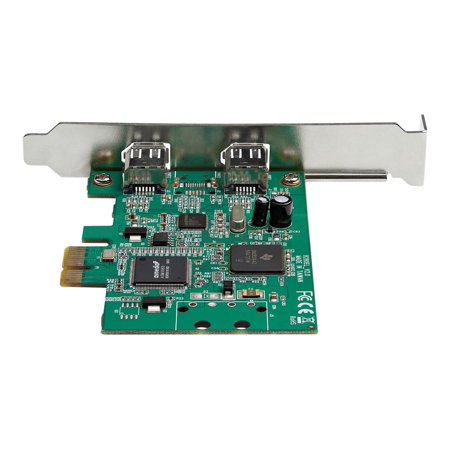 2ポート FireWire 400増設PCI Expressカード PCIe接続IEEE1394a互換アダプタ Windows Mac対応 スターテック StarTech.com 2年保証