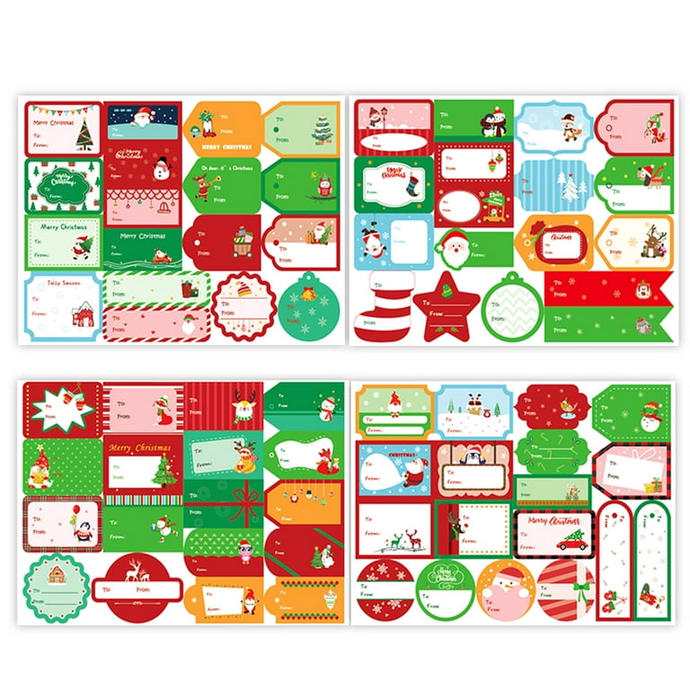 PRINTABLE Christmas Gift Labels Stickers Tags - To From Christmas