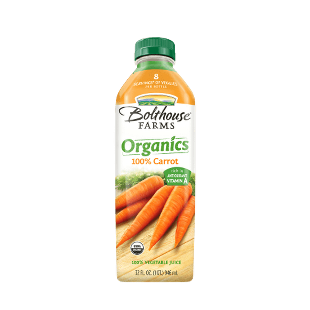 Bolthouse Farms 100 Organic Carrot, 32 oz.