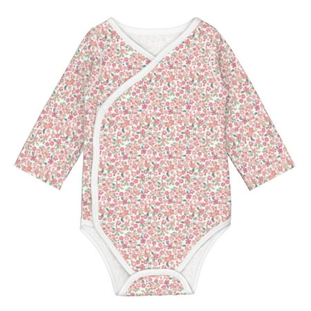 

Coaee Floral Retro Style for Soft Cotton Baby Long-Sleeve Bodysuit Girls Boys Bodysuit Romper