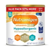 (3 pack) Nutramigen with Probiotic LGG Hypoallergenic Powder Baby Formula, 19.8 oz Can