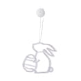 thumbnail image 1 of Outdoor Hanging Lights Battery Powered LED Easter Bunny Shaped Decorative Light For Indoor And Outdoor Holiday Use, 1 of 6