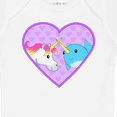 thumbnail image 4 of Inktastic Unicorn and narwhal cute couple Boys or Girls Baby Bodysuit, 4 of 5