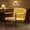 Yellow, variant on Gewnee 26.8”Modern Metal Framed Armchair with Detachable Soft Cushions,High-Density Sponge Comfortable Seat,Stable and Easy to Install,Suitable for Living Rooms,Bedrooms and Study Rooms.Dark Grey