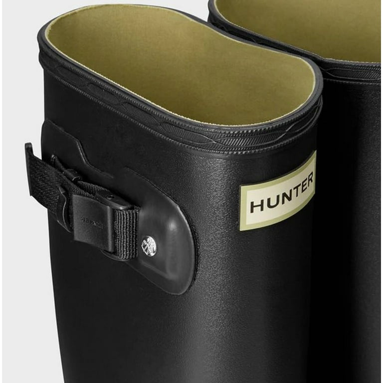Hunter Women's Huntress Tall Field Rain Boots, Black, Size 8M