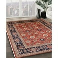 thumbnail image 2 of Ahgly Company Indoor Rectangle Mid-Century Modern Saffron Red Oriental Area Rugs, 8' x 12', 2 of 6