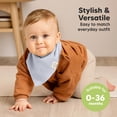 thumbnail image 4 of Baberos tipo bandana KeaBabies, 100% algodón orgánico, paquete de 8 unidades para niñas, 4 of 9