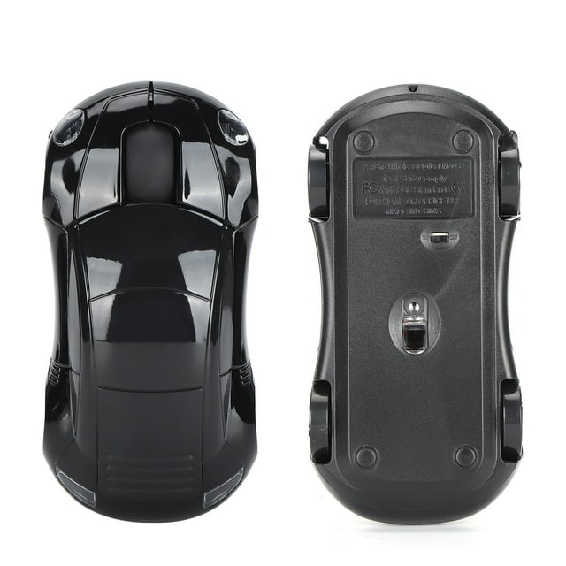 Cordless Mouse, 2.4G Mini Car Shaped Photoelectric Mice, Support Smart Power Saving Technology, Ergonomic Design, for Games, Office