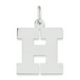thumbnail image 1 of Pendentif Breloque Collier Monogramme Prénom Initiale Lettre H Délicat en Argent Sterling 925, 1 of 5
