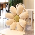 thumbnail image 1 of Cojín decorativo con forma de flor de Sioloc, bonito adorno para habitación y cojín de felpa para el suelo para sofá o sillón de dormitorio (beige), 1 of 6