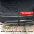 thumbnail image 2 of Car Tailgate Mosquito Net Magnetic Car Tailgate Awning Nylon Rear Windshield Sunshade Rear Tent Sunshade Screen Trunk Privacy Protection Mesh Curtain with Two-way Zipper for SUV, 2 of 9
