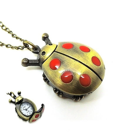 Bug Watch - Lady Bug Watch Pendant 30