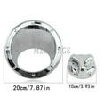 thumbnail image 2 of MZORANGE Fuel Door Bezel Gas Tank Cover Moulding Trim Chrome Cap For Hummer H3 2006-2010, 2 of 5