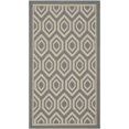 thumbnail image 1 of Safavieh Courtyard Anthracite Indoor Outdoor Rug - 2' x 3'7", 1 of 1
