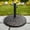 Bronze, variant on Walker Edison Cross Weave Round Outdoor Patio Umbrella Base, Antique Bronze