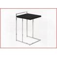thumbnail image 2 of Space-Saving Modern Coffee Table with Black Laminate & Chrome, Slides Under Sofa/Bed for Living Room, 2 of 12