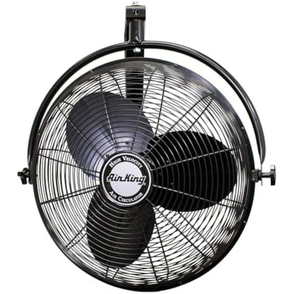 Air King 9020 1/6 HP Industrial Grade Wall Mount Fan, 20-Inch,Black