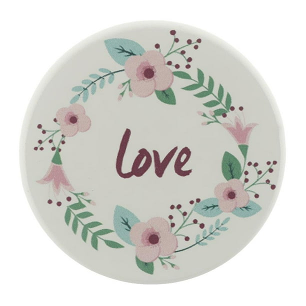 Preciosa De la vaso De Té Del Del Posabrazos De la vaso Del Estante De Diatomaceous Amor redondo