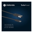 thumbnail image 2 of Cable tipo C a USB-A MOTOROLA 2 metros carga rápida y datos, 2 of 7