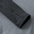 thumbnail image 4 of UVEASISHA Workout Hoodies for Men Quarter Zip Long Sleeve Hoodie Shirt Drawstring Color Block Compression Shirts Slim Fit Lightweight Gym Hooded Tops with Thumbhole Gray XXL, 4 of 9