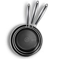 thumbnail image 1 of Kitchen Star Cladtec Series Fry Pan, 3 Piece Set, 20-26-30 cm, 1 of 5
