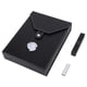 thumbnail image 1 of Mini humidor portátil de cuero para puros, caja de madera de cedro, estuche para guardar cigarrillos (negro), 1 of 14