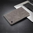 thumbnail image 6 of SaniMore Wallet Case for Samsung Galaxy Tab A8 10.5" 2022 SM-X200/X205, PU Leather Anti-scratch 4 Card Slots Anti-slip Strips Flip Stand Full Body Protective Shockproof Busienss Design, Gray, 6 of 8
