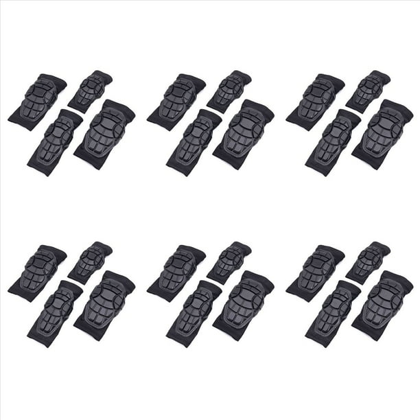 6X Conjunto de Equipo de ProteccióN para Niños Coderas Blandas para Niños Rodilleras para Bicicleta Sin Pedales MonopatíN PatíN de Ruedas en LíNea Scooter, S