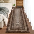 thumbnail image 3 of Gaderth 2x6 Braided Print Runner Rug For Living Room, Washable Farmhouse Rug With Non Slip TPR Backing, Low Pile Stain Resistant Carpet For Bedroom Dining Room Nursery Office, 3 of 10