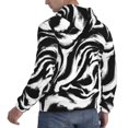 thumbnail image 6 of Fotbe Men's Hoodie with Leopard And Zebra 2 Pattern - Kangaroo Pocket Pullover Hooded Sweatshirt, Perfect for Daily Wear, Travel, and Home-Small, 6 of 7