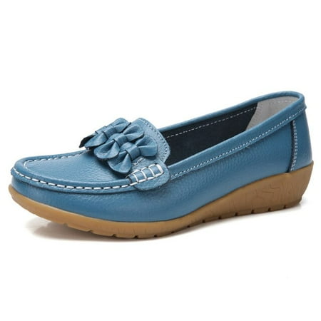 

Genuine Leather Women Casual Shoes Flats Loafers Shoes Spring Woman Flats Shoes Female Loafers Slip-on Walking Shoes Woman Tenis
