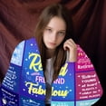 thumbnail image 3 of Birthday Gifts for Women Girls,Happy Birthday Blanket Unique Birthday Throw Blankets Birthday Present Gifts for Her Friend Mom Femal Sister Grandma Wife 50"X40", 3 of 5