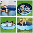 "Leeten Foldable Kiddie Pool, Portable 63""x12"" Hard Plastic Bath Tub