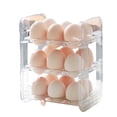 thumbnail image 1 of Porte-œufs pour Réfrigérateur Grand Distributeur d'Œufs Plateau à Œufs pour Frigo Transparent, 1 of 8