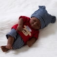 thumbnail image 1 of Adorable Poupée Bébé Peau Noire 30cm/10 Pouces - Poupée Reborn Parfaitement Mignonne et Réaliste!, 1 of 5
