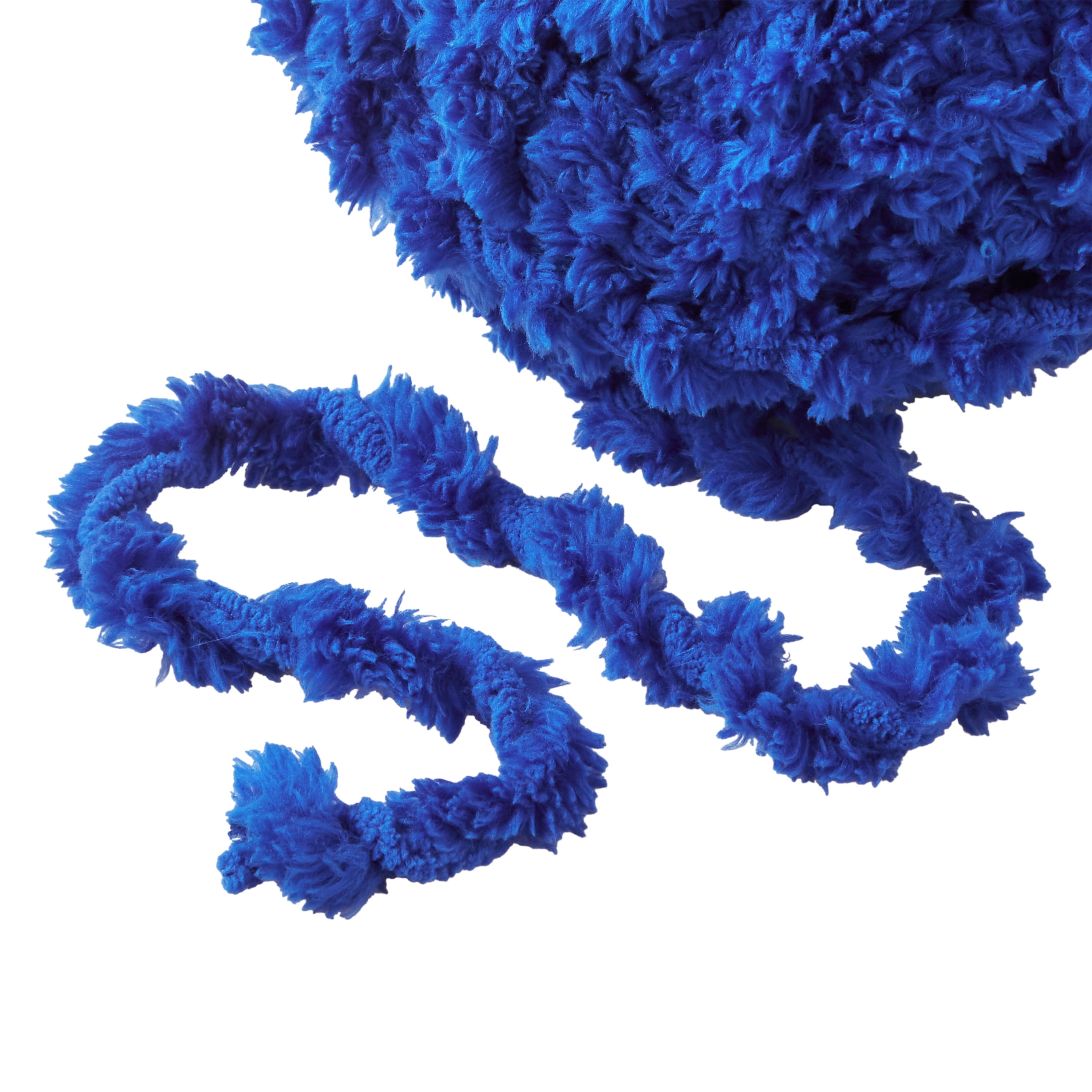 The Pioneer Woman Sherpa Chenille Bright Blue Yarn, 58 yd
