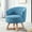 Light Blue, variant on 360° Rotatable Chair With Gray Linen Upholstery And Solid Wood Details Rotating Strong Support Legs