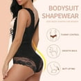 thumbnail image 5 of VASLANDA Womens Open Bust Shapewear Bodysuit Tummy Control Shaping Bodysuit Full Body Shaper Slimmer Briefer, 5 of 7