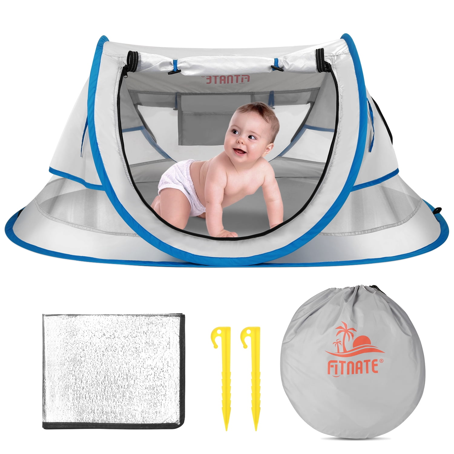 Pop Up Baby Beach Tent, UPF 50+ and UV Protection Sun Shelters