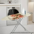thumbnail image 2 of HELLHERO Premium Heavy-Duty Fabric Ironing Board Cover - Standard Size (15 x 54 inch), Retro Rose & Sheet Music Design, 2 of 5
