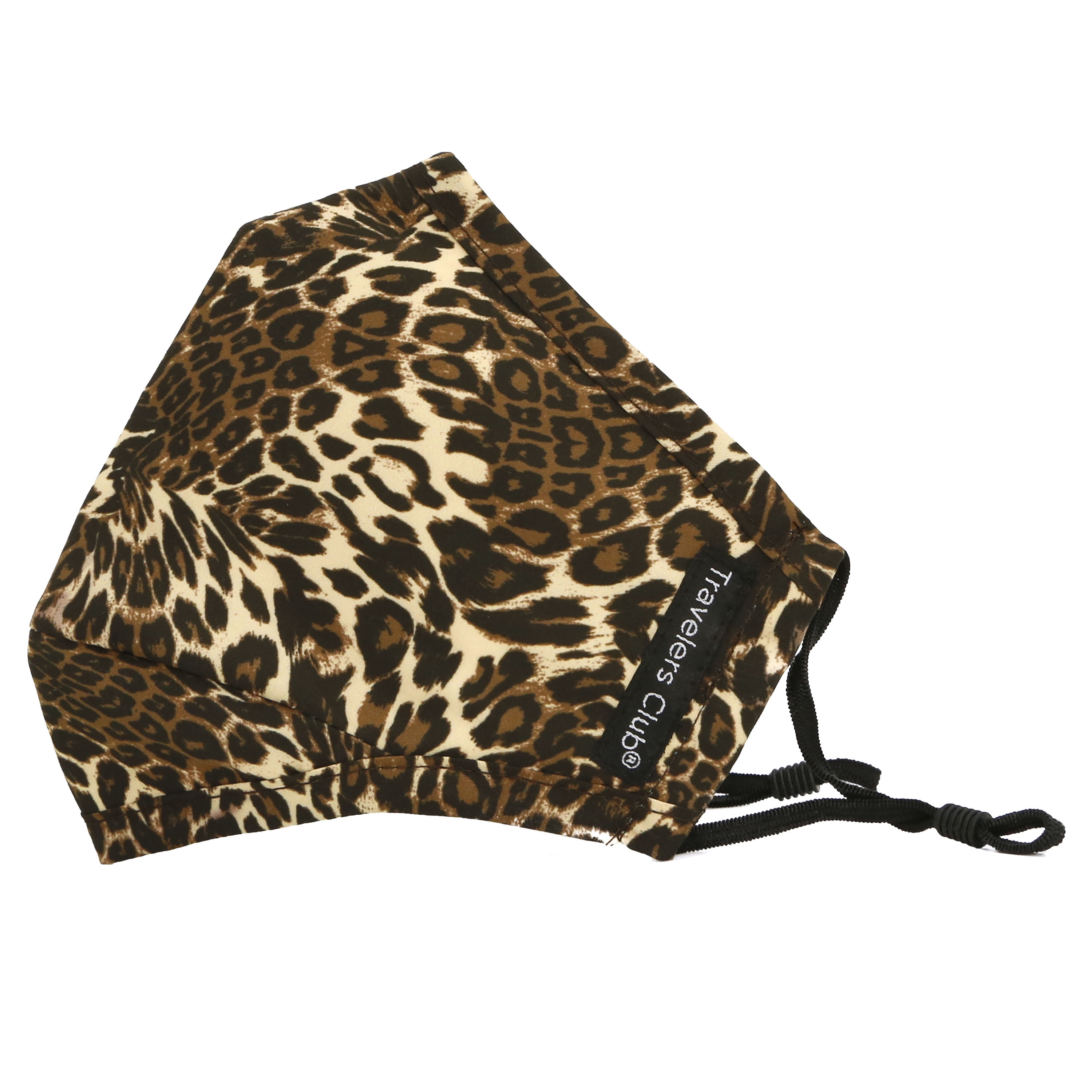 Travelers Club 2 6" Re-Usable 6-inch Fashion Masks with 4 Replacement Filters for Ages 8 to 80