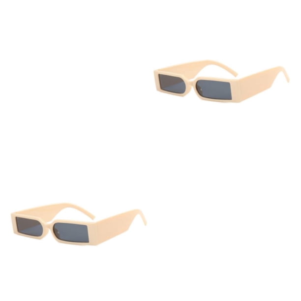 Qarigey Gafas de sol de moda para mujer, gafas de sol, gafas ligeras antisol, montura pequeña, gafas cuadradas de tendencia Type2 NO2