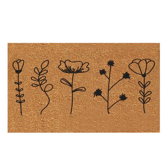 16x24 Inch Outdoor Doormats Coir Entrance Outdoor Mats for Front Door Spring Front Door Rug Indoor Entrance Welcome Matt or Doormat for Home Entrance Sturdy Door Mats for Home Entrance Outdoor Indoor