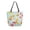 Colorful Autumn Maple Leaves, variant on Open Top Canvas Tote Bag with Zipper Reusable Shopping Bag 13.5x15" Roomy Carryall Beautiful Autumn Forest