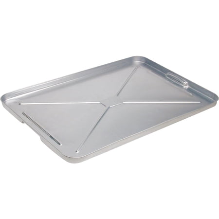 LubriMatic 75-755 Formed Grip Galvanized Metal Drip Pan