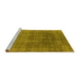 thumbnail image 2 of Ahgly Company Machine Washable Indoor Rectangle Oriental Yellow Industrial Area Rugs, 5' x 8', 2 of 4